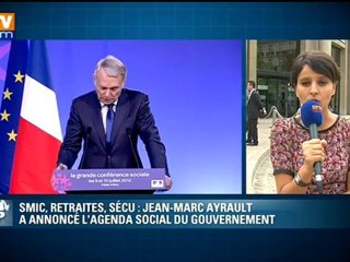 Smic, retraites, sécurité sociale : Ayrault dévoile la feuille de route sociale