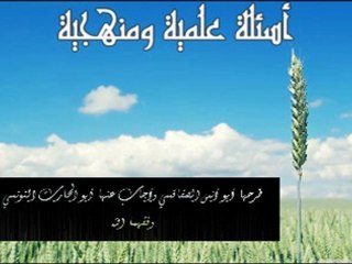 أسئلة علمية ومنهجية طرحها أبو أنس الصفاقسي وأجاب عنها أبو الحارث التونسي
