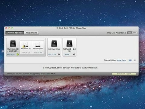Recover deleted files on your Mac OS X with Disk Drill!