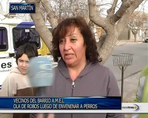 Ola de robos en el Barrio AMEL