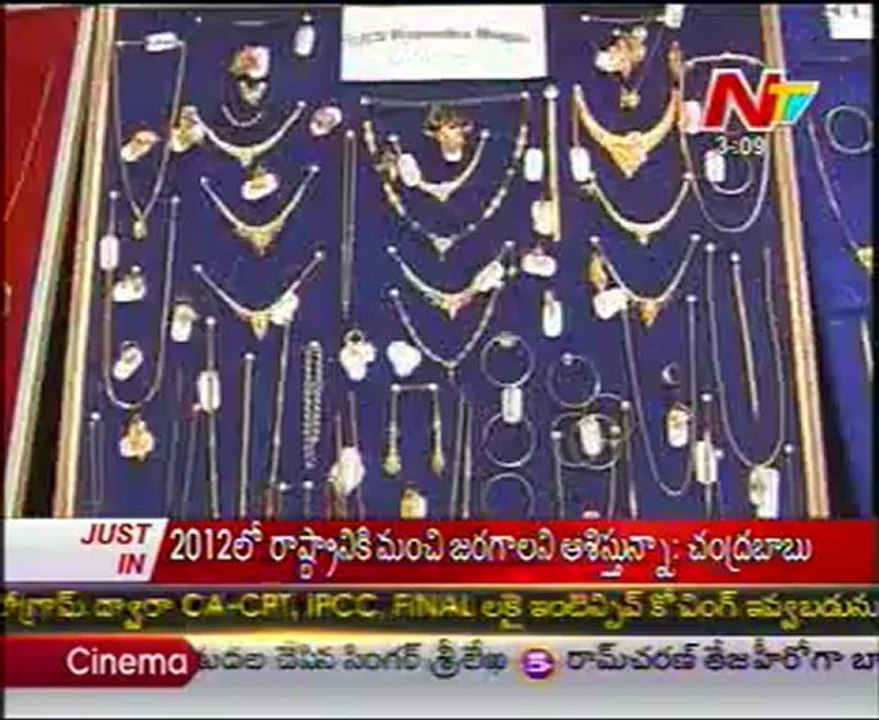 Five robbers held, Rs. 60 lakhs Gold recovered