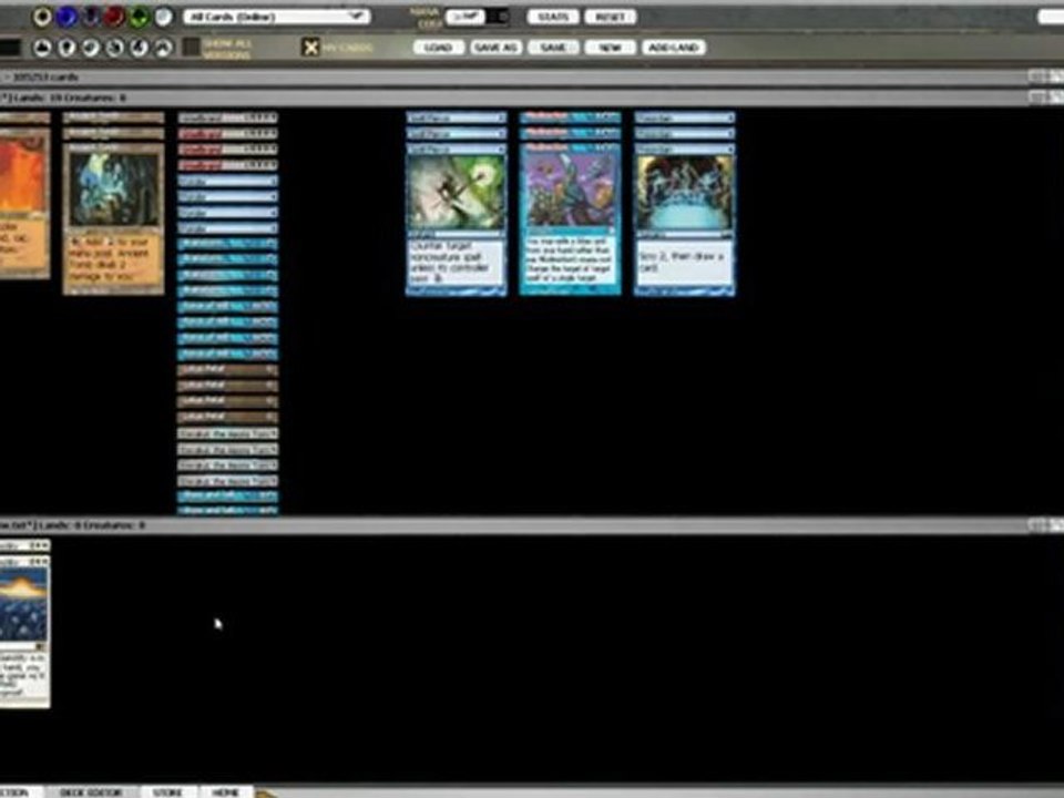 MTG - LEGACY - Decktech Sneak and Show