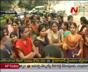 Junior Doctors strike  in Guntur