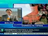 TIPNIS rechazan propuestas del gobierno boliviano