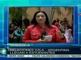 Argentina y Venezuela abordan temas de integración social