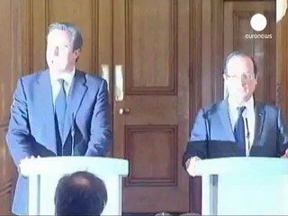 François Hollande defiende en Londres una Europa a...