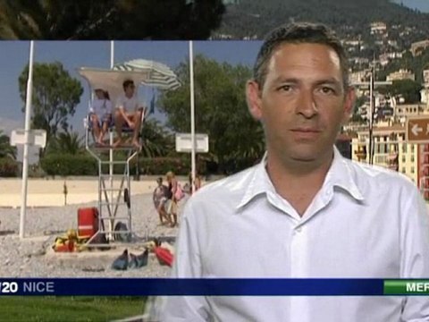 Plages fermées à St Laurent du Var