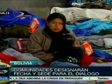 Gobierno boliviano acepta diálogo con líderes indígenas