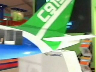 China shows off C919 passenger jet