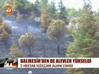 BALIKESİR'DE YANGIN / Haber & Kamera: Taşkın SARICA / İHA