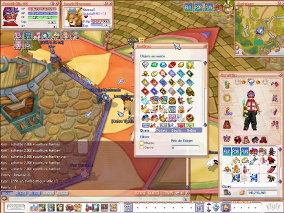 Présentation serveur Flyff Universe