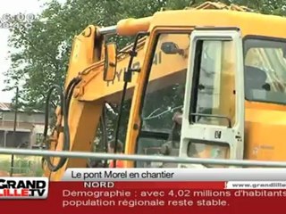 Le pont Morel en chantier