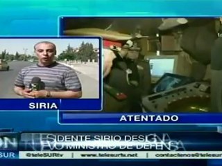 Muere ministro de Defensa Sirio en atentado suicida