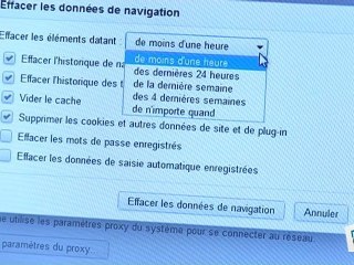 Comment effacer l'historique du navigateur internet ?