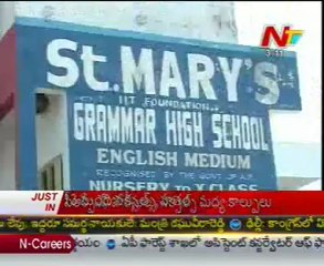 Teacher hits student on head for poor handwriting