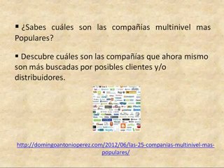 Ranking de Empresas Multinivel