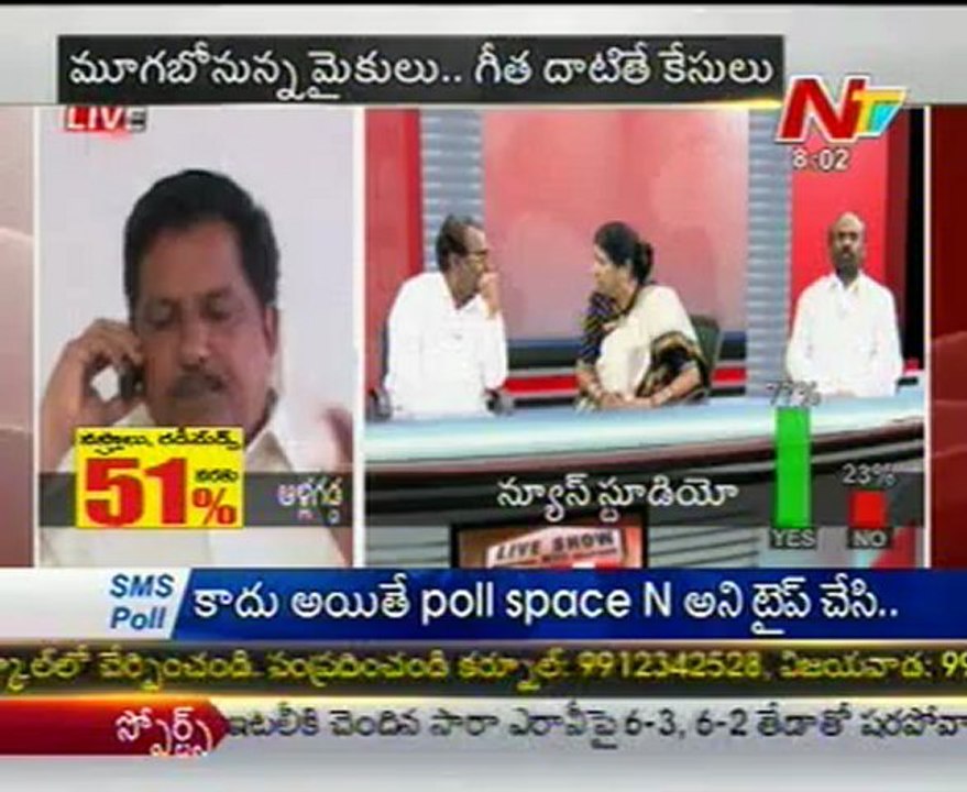 Live Show with   G Balaraju, D Y Das,Nannapaneni Rajakumari, Dr K Lakshman   03