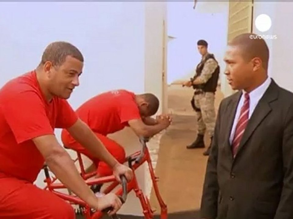 A chaque coup de pédale, des secondes de moins en prison