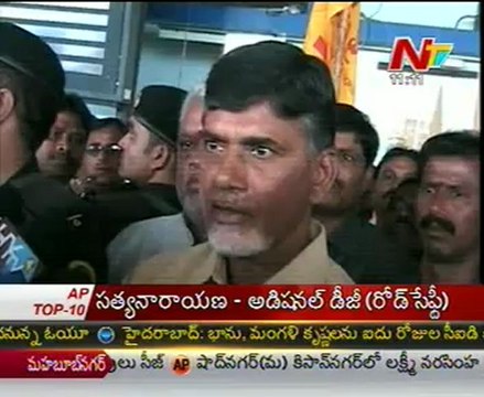 TDP Chief Chandrababu nayudu talking to Media