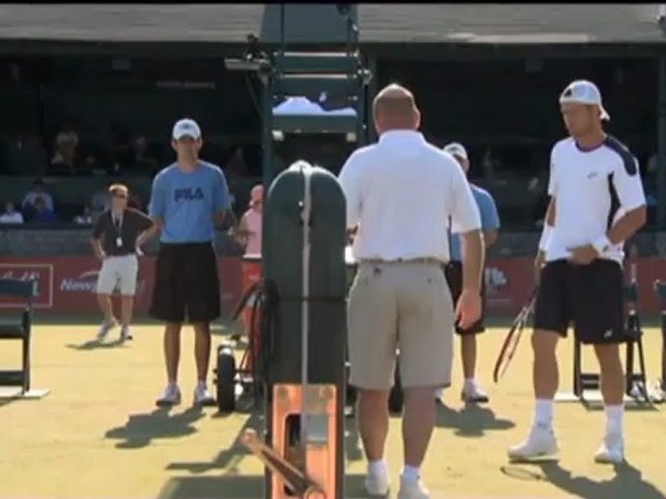 Newport: hewitt macht pospisil den dampfhammer