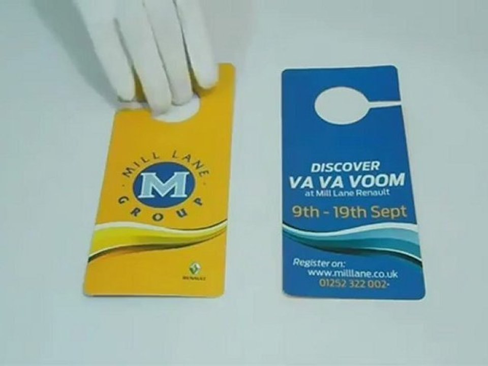 Round Shaped Door Hangers, Round Hangers Printing