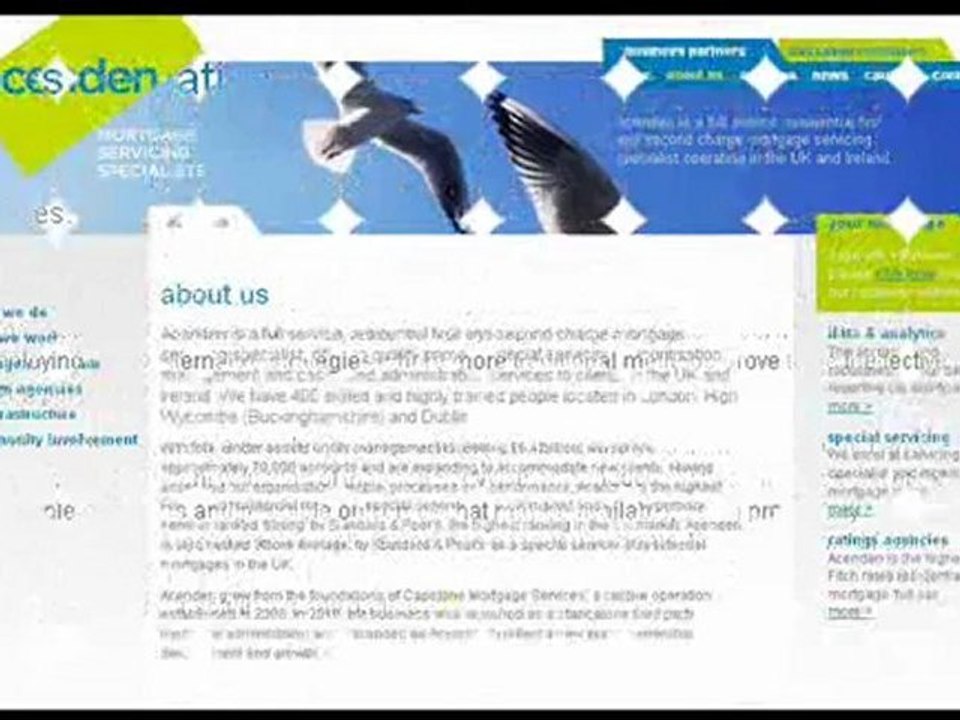 Acenden Mortgages | Business Partners | Ratings Agency Overview | IT infrastructure |special servicing and collections