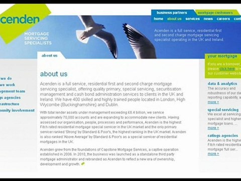 Acenden Mortgages | Business Partners | Ratings Agency Overview | IT infrastructure |management information systems
