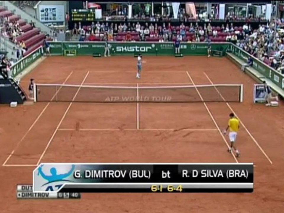 Dimitrov liquida Dutra Silva -  Bastad, 1° turno