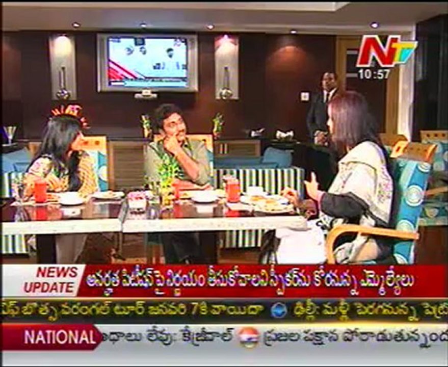 Dine with Ntv - Indian Film Director - Srinu Vaitla Couple - 03