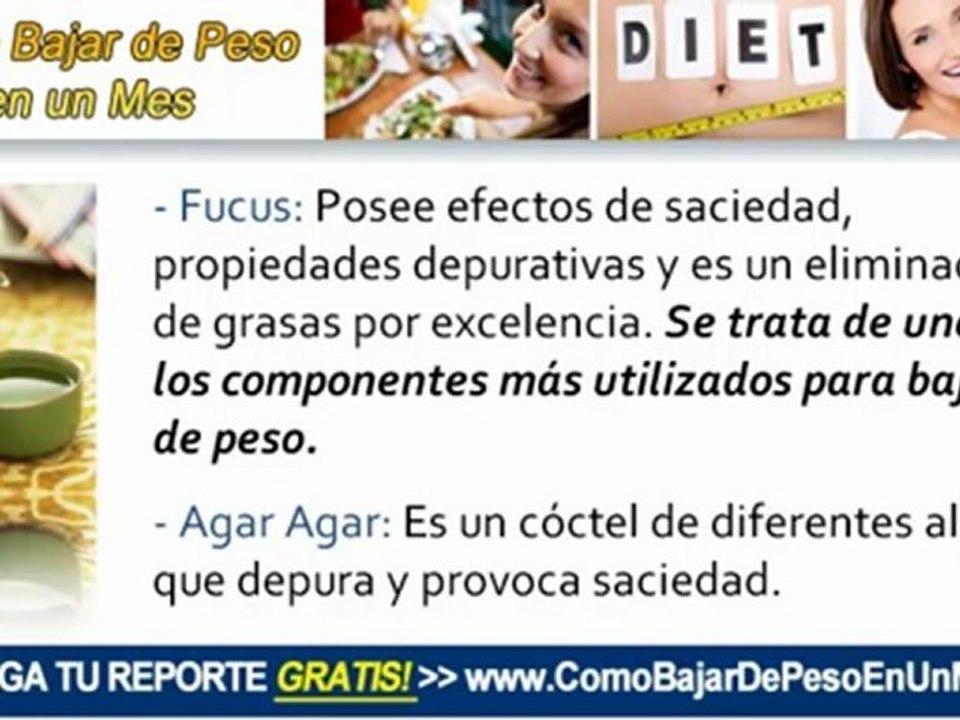 Remedios caseros para bajar de peso