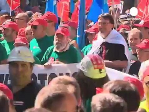 Miners march in Madrid as Spain faces fresh austerity