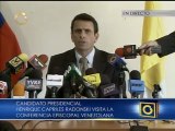 Capriles: Si he salido más en los medios públicos ha sido para recibir insultos
