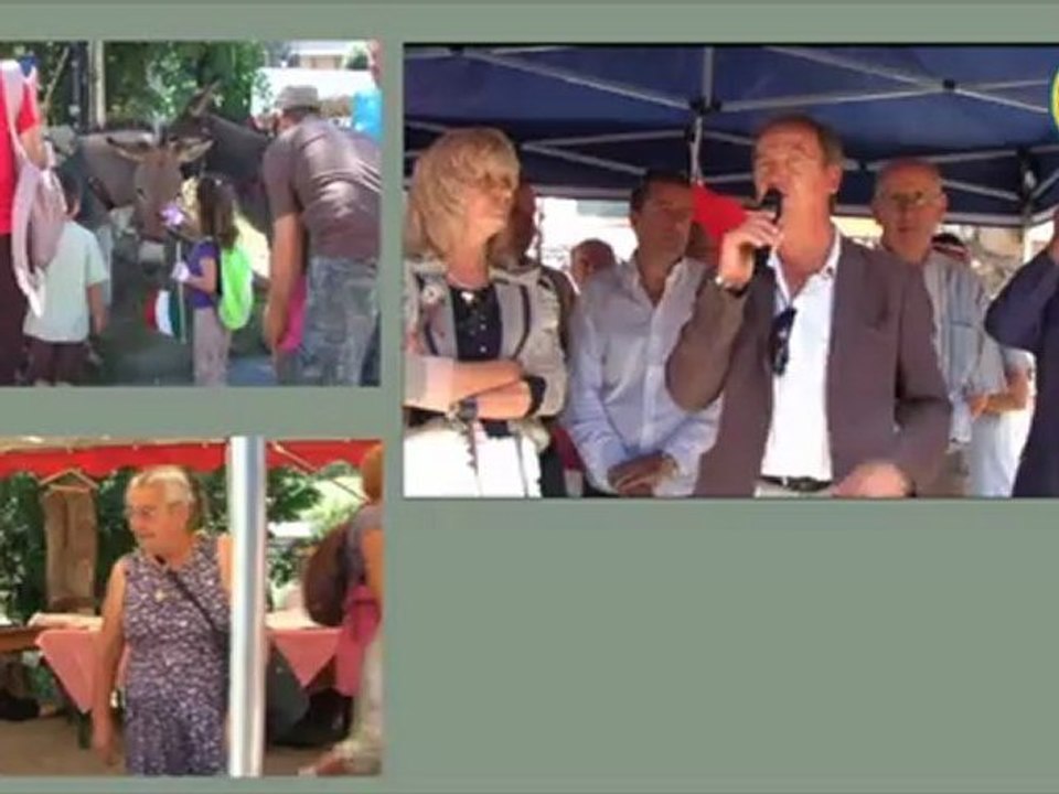 vidéo marché Franco Italien , avec les discours , la présentation de Sabastien Bouchon et le club moto de Banon