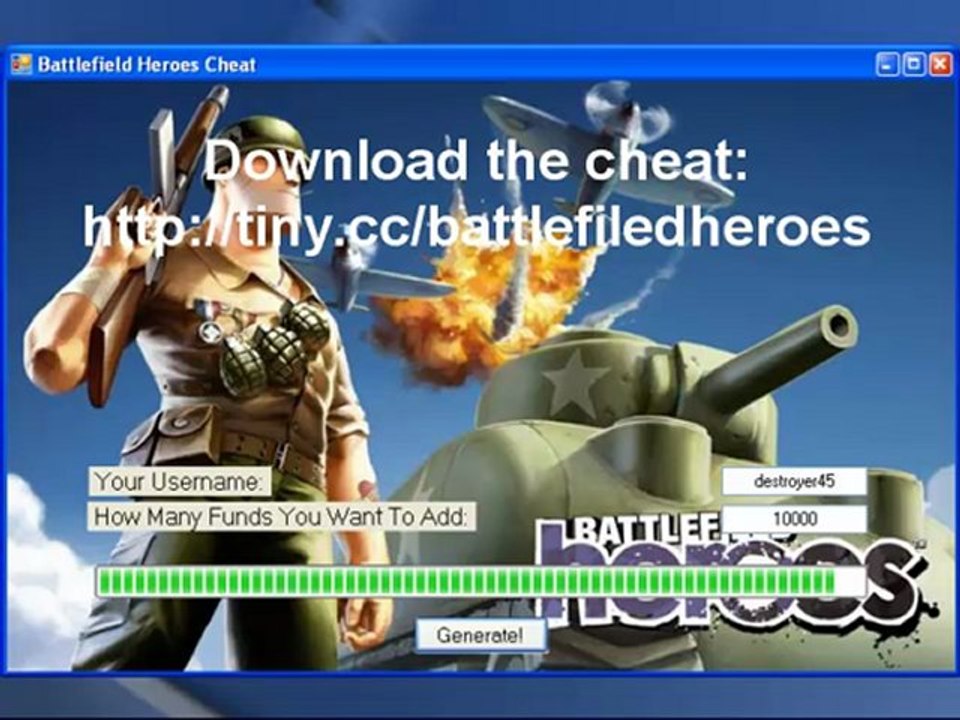 Battlefied Heroes CHEAT/HACK For Funds