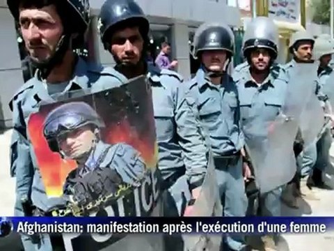 Des Afghanes manifestent après l'exécution filmée d'une femme accusée d'adultère