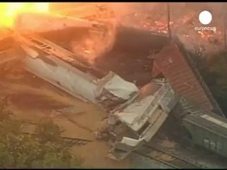 Accident ferroviaire impressionnant aux Etats-Unis
