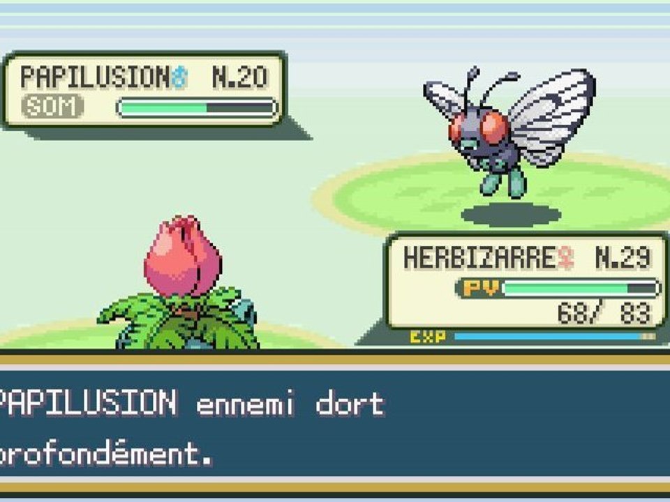 Pokemon vert feuille 7, no item, no catch : L'Océane