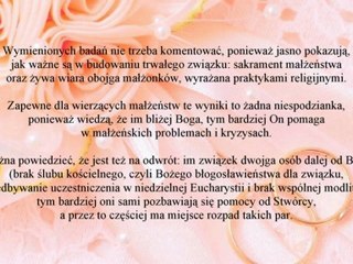 O rozwodach i recepcie na trwałe małżeństwo - wyniki badań