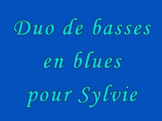 duo de basses en blues pour sylvie(compo)