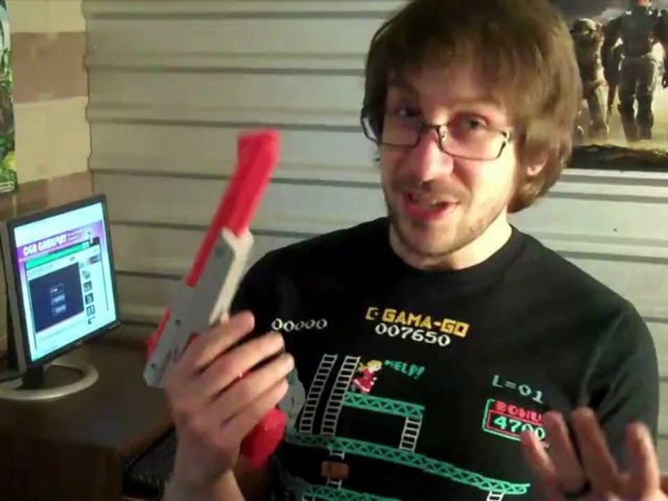 CGRundertow NINTENDO ZAPPER Light Gun for NES Video Game Accessory Review