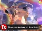 ALEXANDER CANIGGIA ESCUCHA ´CHISTES` EN BAILANDO Y NO SE RÍE