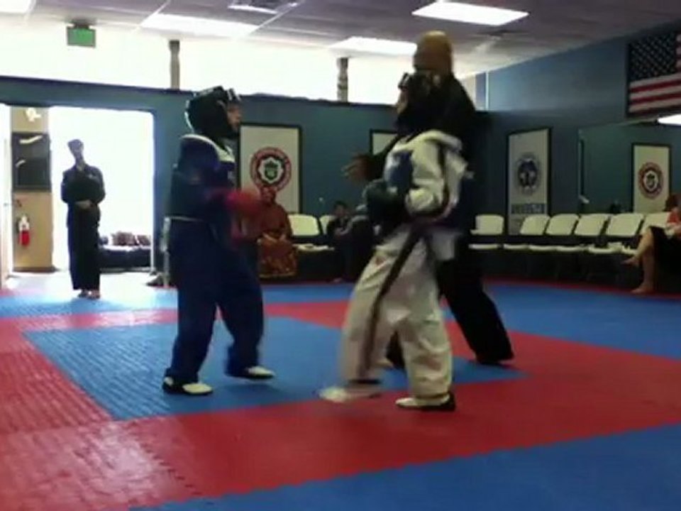 High Blue Belt testing - Lou