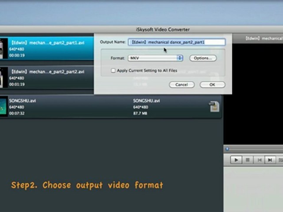 How to convert AVI with AVI converter for Mac Video
