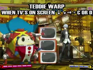 Persona 4 Arena - Moves Video: Teddie