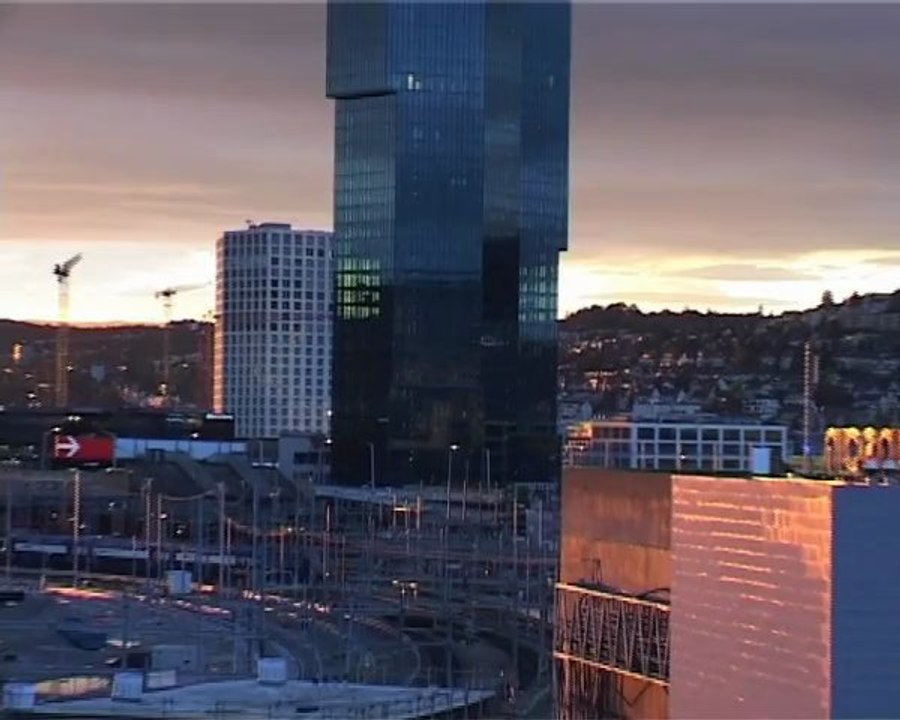 Das Wachsen des Prime Towers in Zürich