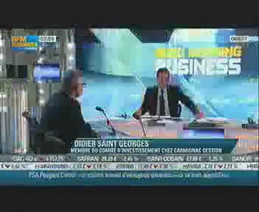 Didier Saint Georges de Carmignac Gestion sur BFM Business.
