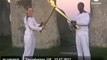 Michael Johnson takes Olympic torch to... - no comment