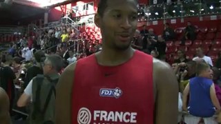 L'équipe de France de Basket à Calais