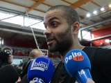 Basket : les Bleus s'entraînent à Calypso Calais - interviews de Parker, Bokolo, De Colo et Diaw