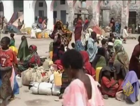 أوضاع النازحين الصوماليين في مخيمات مقديشو
